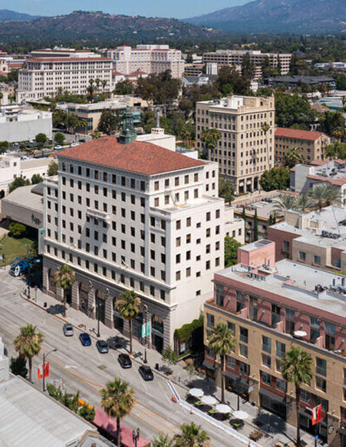 Commercial buildings in Southern California