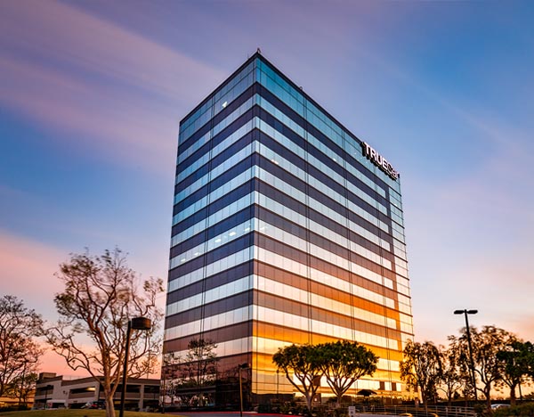 Building at Sunset